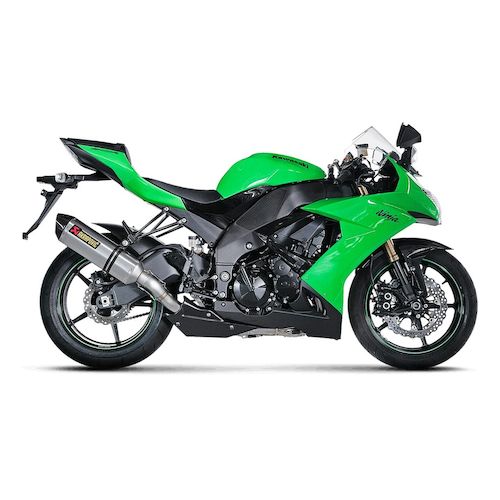 Akrapovic Racing Exhaust System Kawasaki ZX10R 20082009 RevZilla