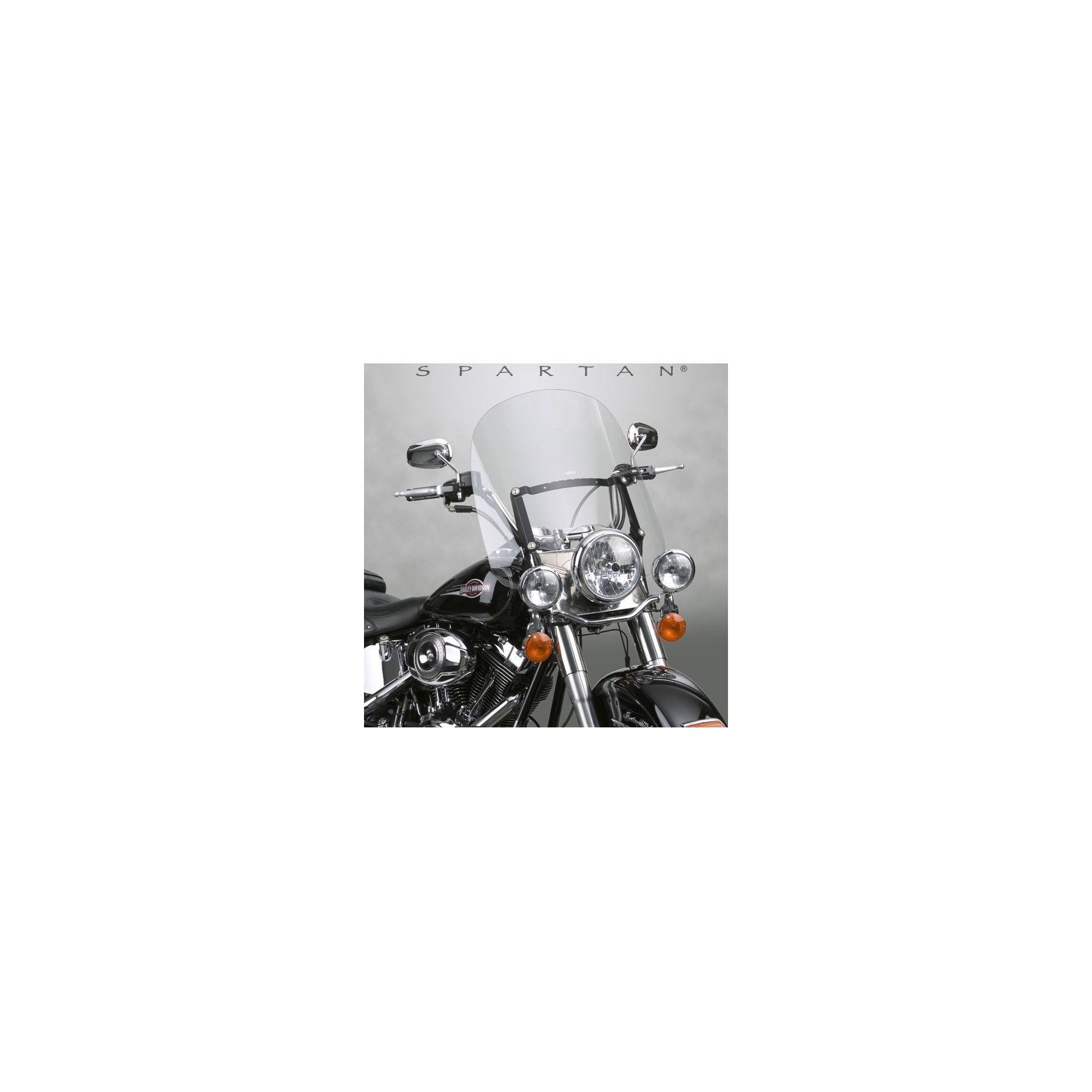 National Cycle Spartan Windshield For Harley Softail 1987-2017