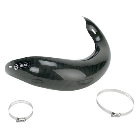 Moose Racing E-Line Carbon Fiber Pipe Guard Yamaha YZ250 2005-2026