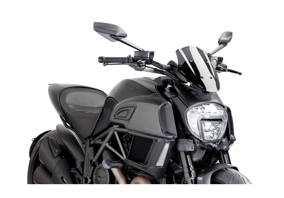 ducati diavel 1200 前期　プーチ スクリーン Puig Naked New Generation Windscreen Ducati Diavel 2014-2016 | 5