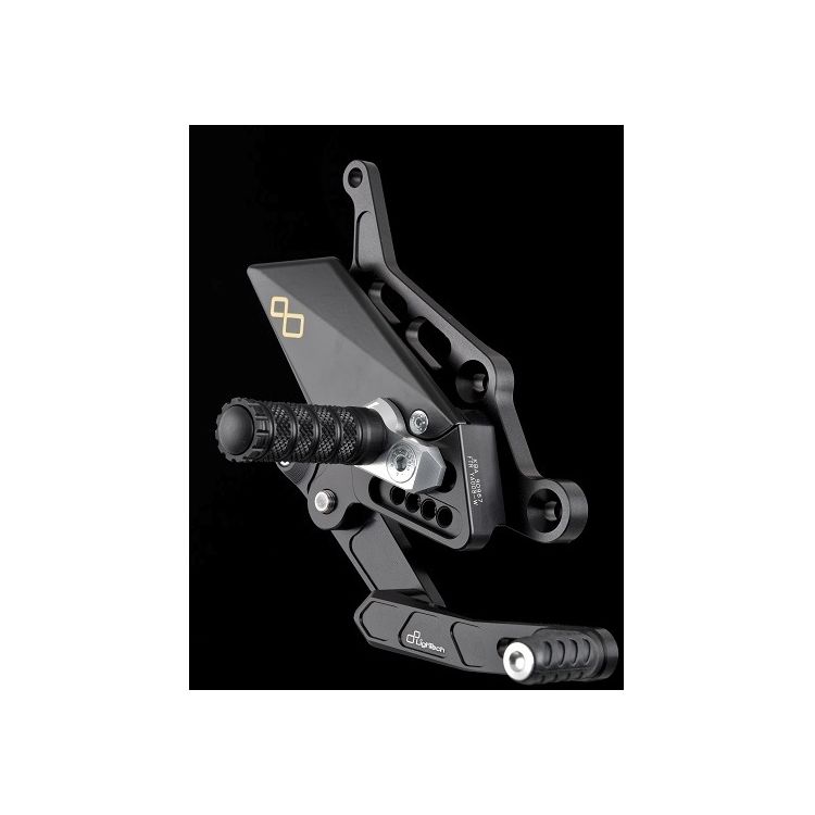 Lightech Track System Rearsets Yamaha FZ07 / MT07 / XSR700 RevZilla