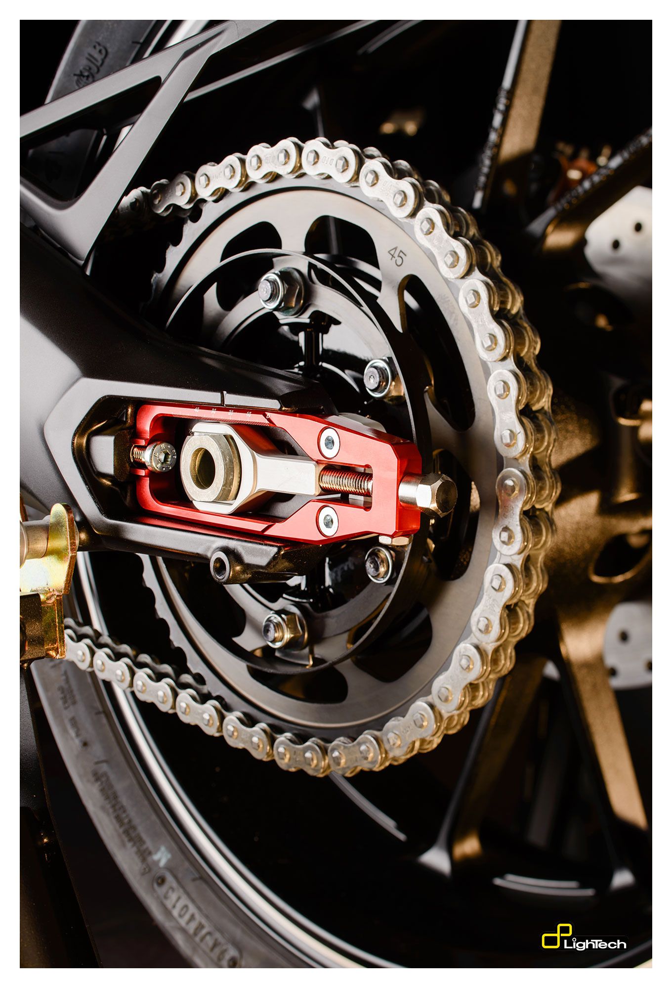 LighTech Chain Adjusters Yamaha R1 20092014 RevZilla