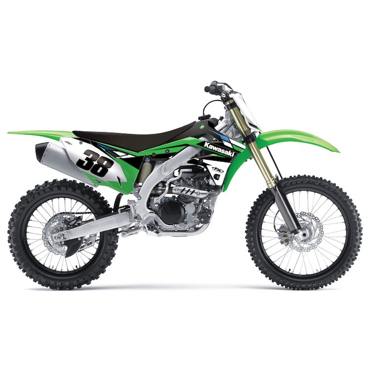Factory Effex EVO 12 Shroud / Airbox Graphics Kit Kawasaki KX85 / KX100 2001-2013