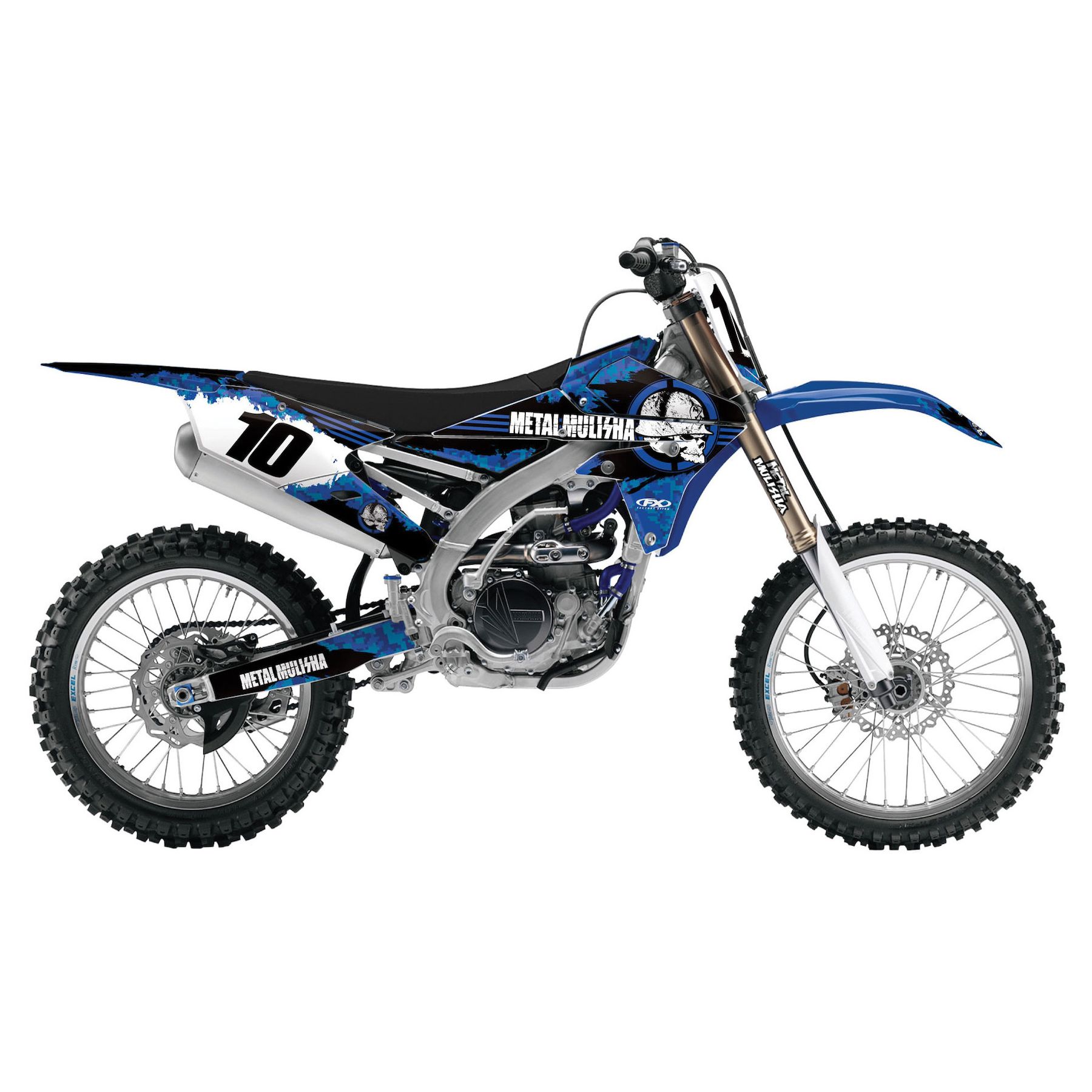 Factory Effex Metal Mulisha Shroud / Airbox Graphics Kit Yamaha YZ450F