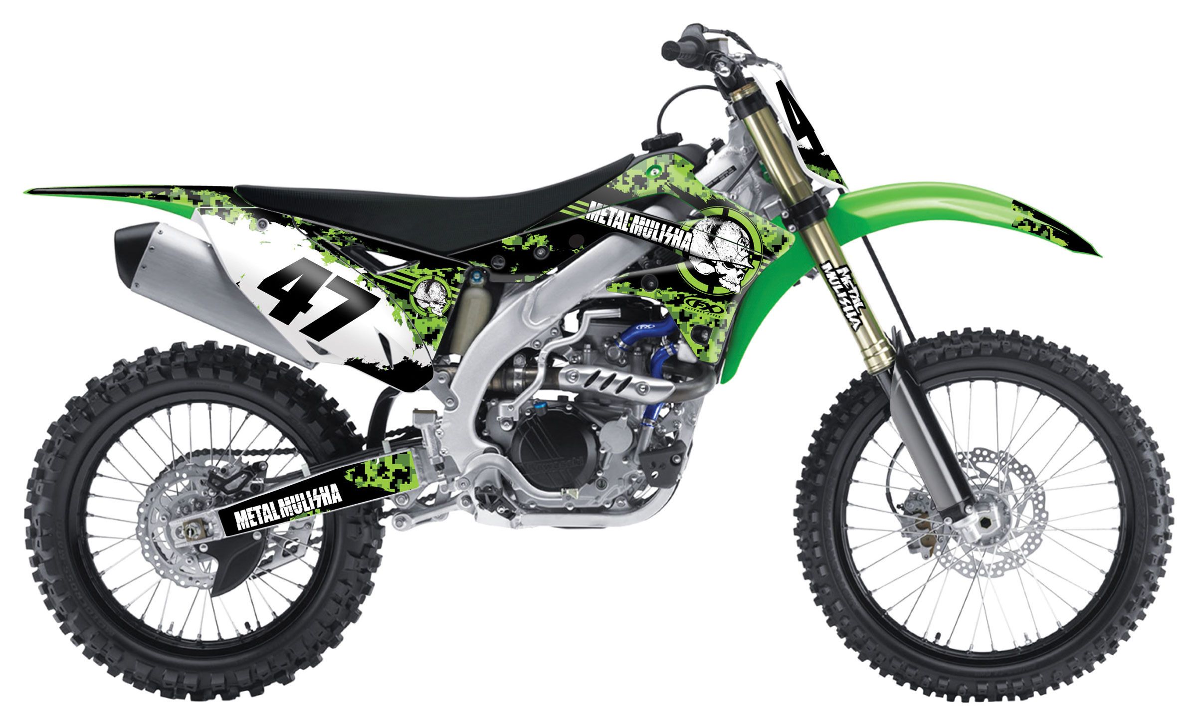 Factory Effex Metal Mulisha Shroud / Airbox Graphics Kit