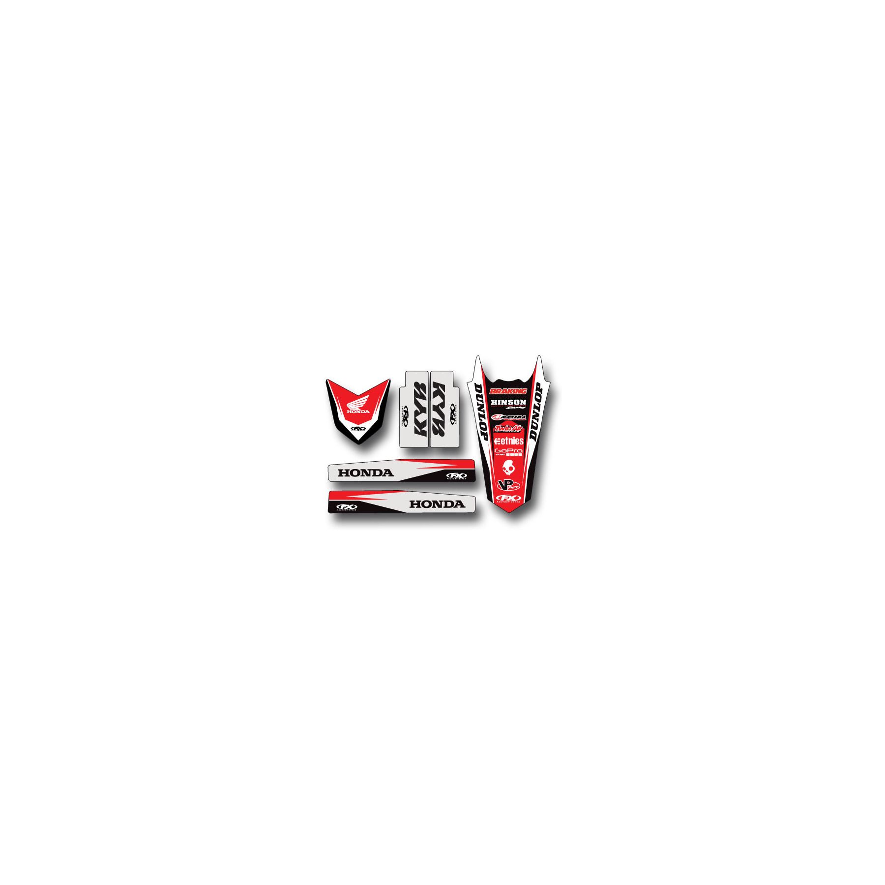 Factory Effex Trim Graphics Kit Honda CR125R / CR250R 1997-1999