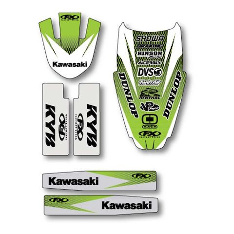 Factory Effex Trim Graphics Kit Kawasaki KX125 / KX250 2004-2007