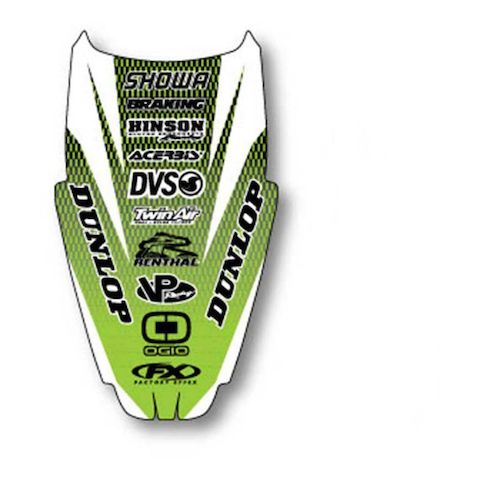 Factory Effex Rear Fender Graphic Kawasaki KX125 / KX250 1999-2002