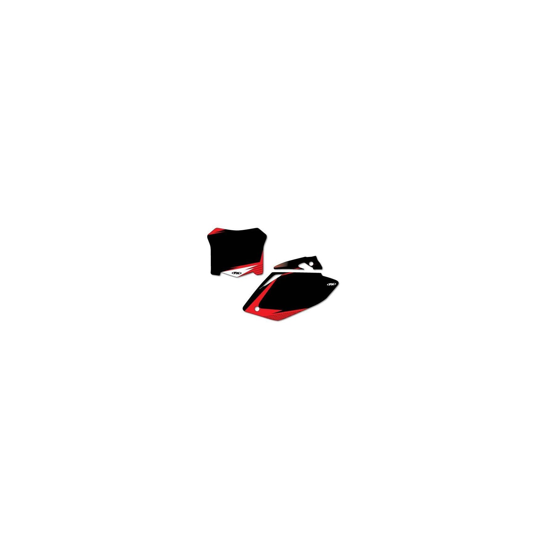 Factory Effex Graphic Number Plate Backgrounds Honda CRF250R 2008-2009