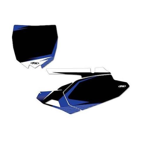 Factory Effex Graphic Number Plate Backgrounds Yamaha YZ250F 2010-2013