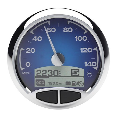 Medallion Classic 5" Console Speedo Gauge For Harley 20042013 RevZilla
