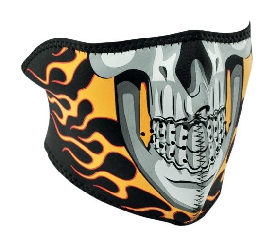 ZANheadgear Skull Neoprene Half Mask N/A