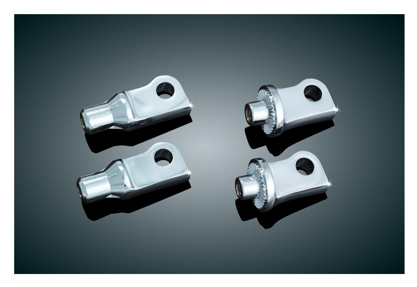 Kuryakyn Front Splined Foot Peg Adapters For Harley Sportster XL1200C/X