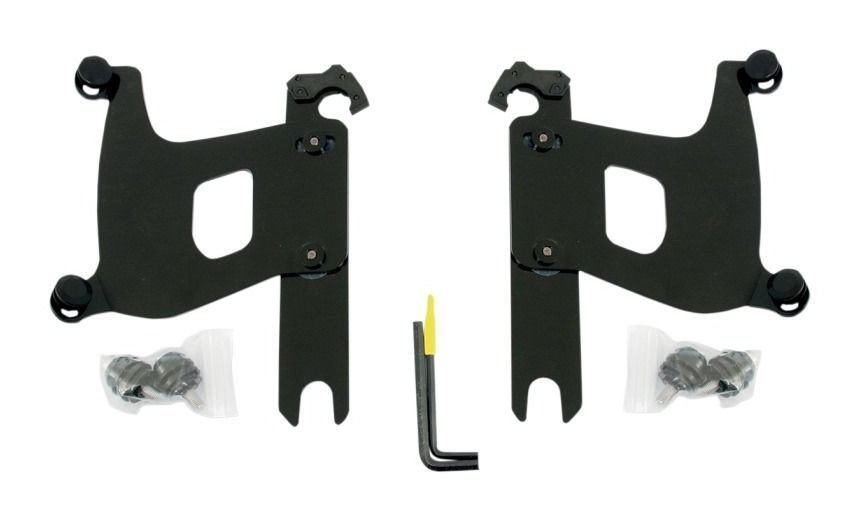 Memphis Shades Bullet Fairing Trigger-Lock Mount Kit For Harley Softail 1986-2017 N/A