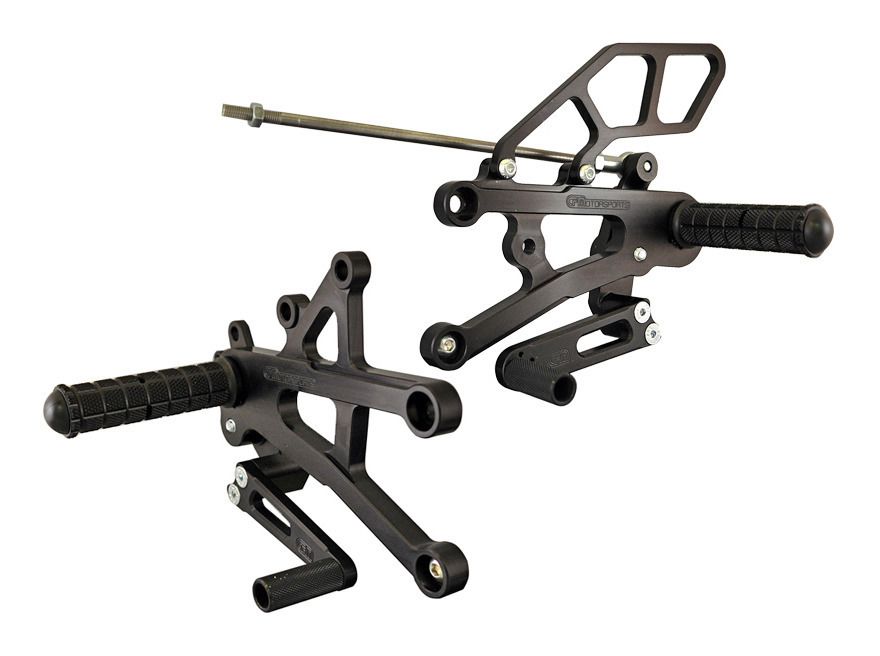 エンドリケリー10点セット Woodcraft Rearset Kit Triumph Street Triple / R 2013-2017 - RevZilla