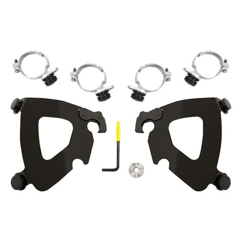 Memphis Shades Gauntlet Fairing Trigger-Lock Mount Kit For Harley Dyna Low Rider 2014-2017