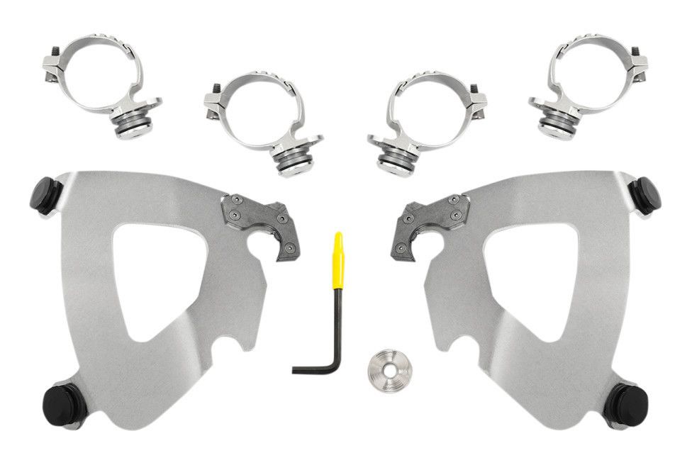 Memphis Shades Gauntlet Fairing Trigger-Lock Mount Kit For Harley Dyna Low Rider 2014-2017 N/A