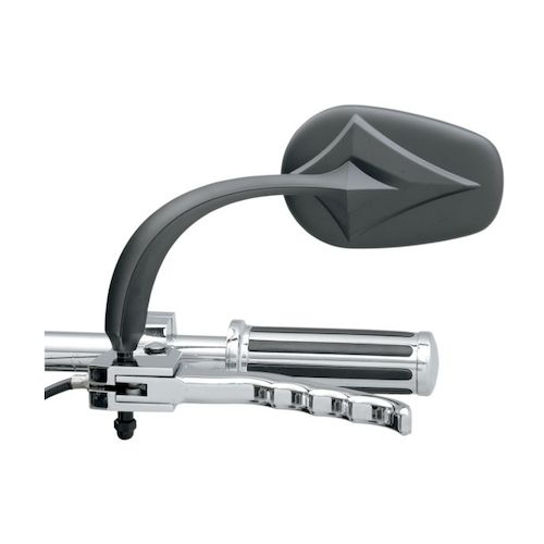 Russ Wernimont Diamond Convex Mirror For Harley RevZilla