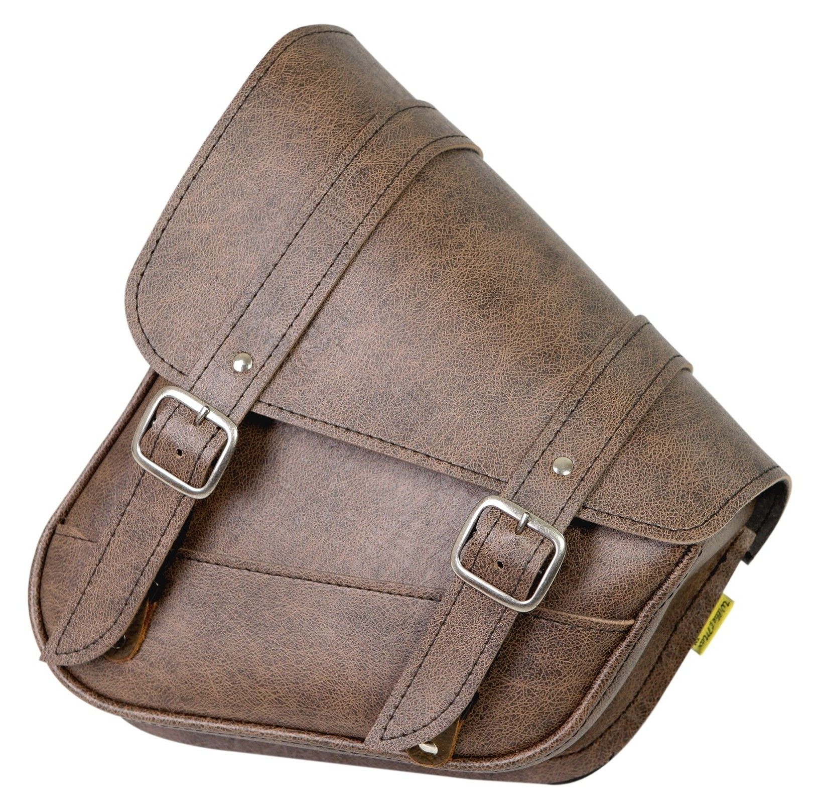 Motorcycle Tool Bag Willie Max Brass Monkey Brown Swingarm Bag