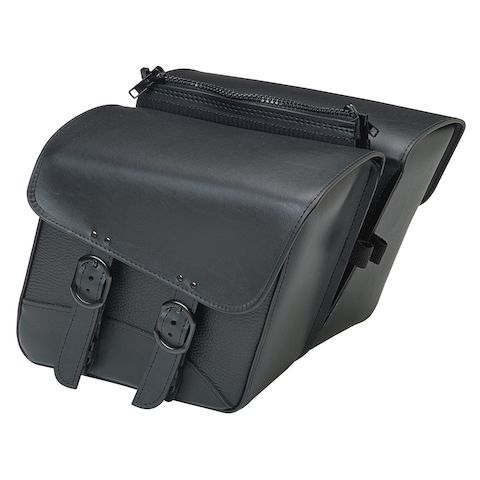 Willie & Max Black Jack Slant Saddlebags