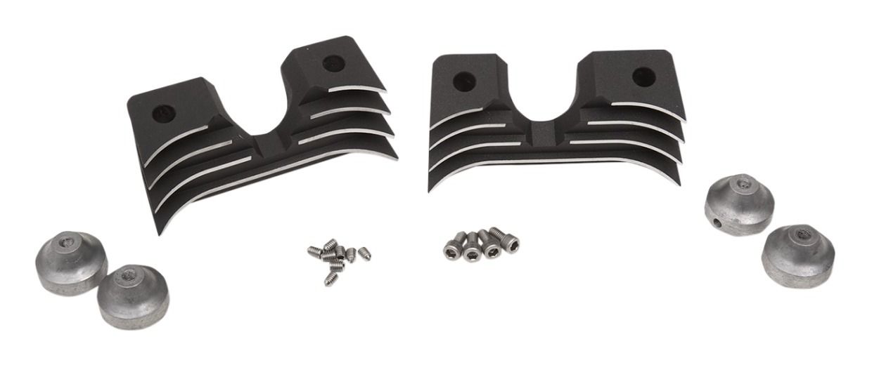 Drag Specialties Spark Plug Head Bolt Covers For Harley Sportster 2004-2022 Finned