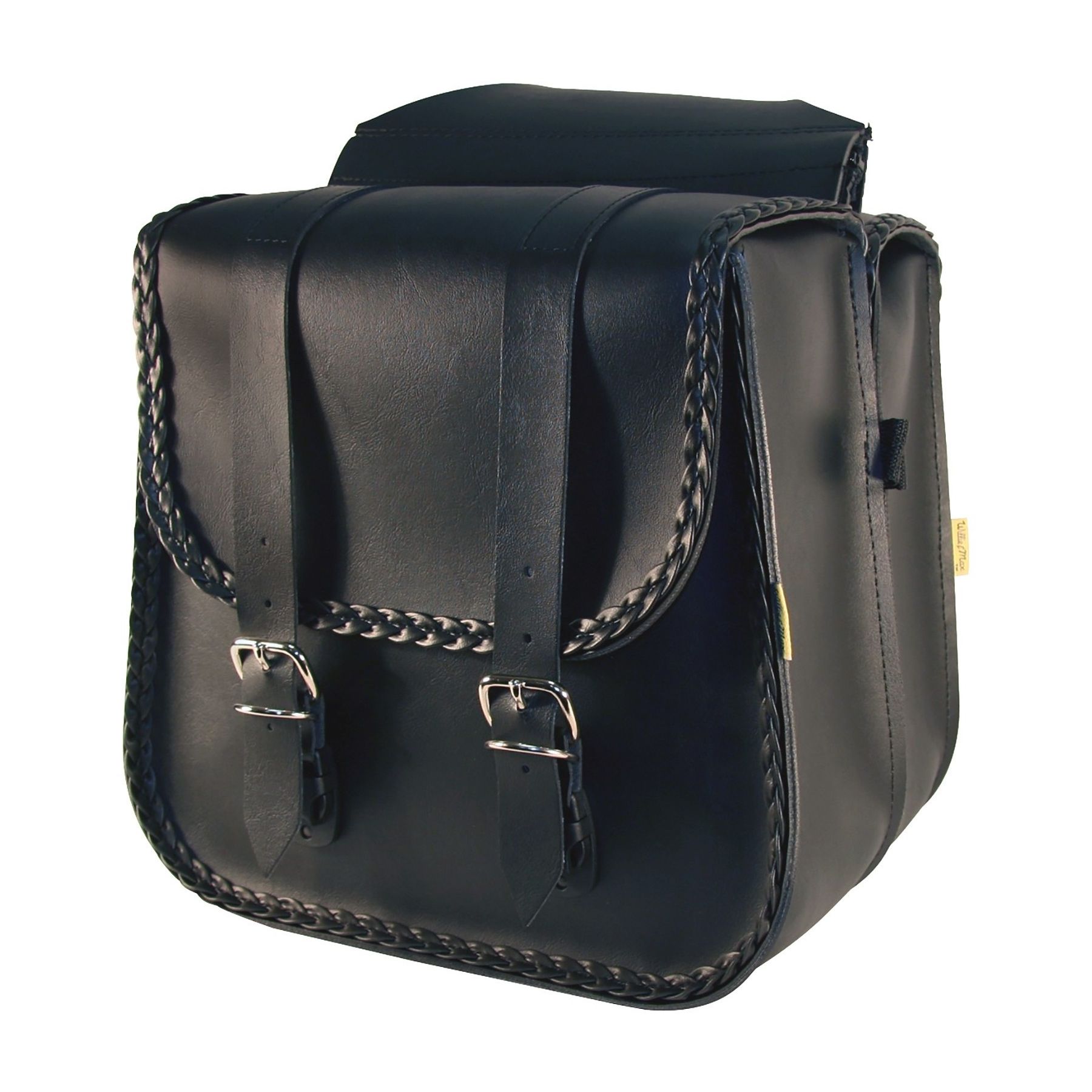 Willie & Max Braided Straight Throw-Over Saddlebags