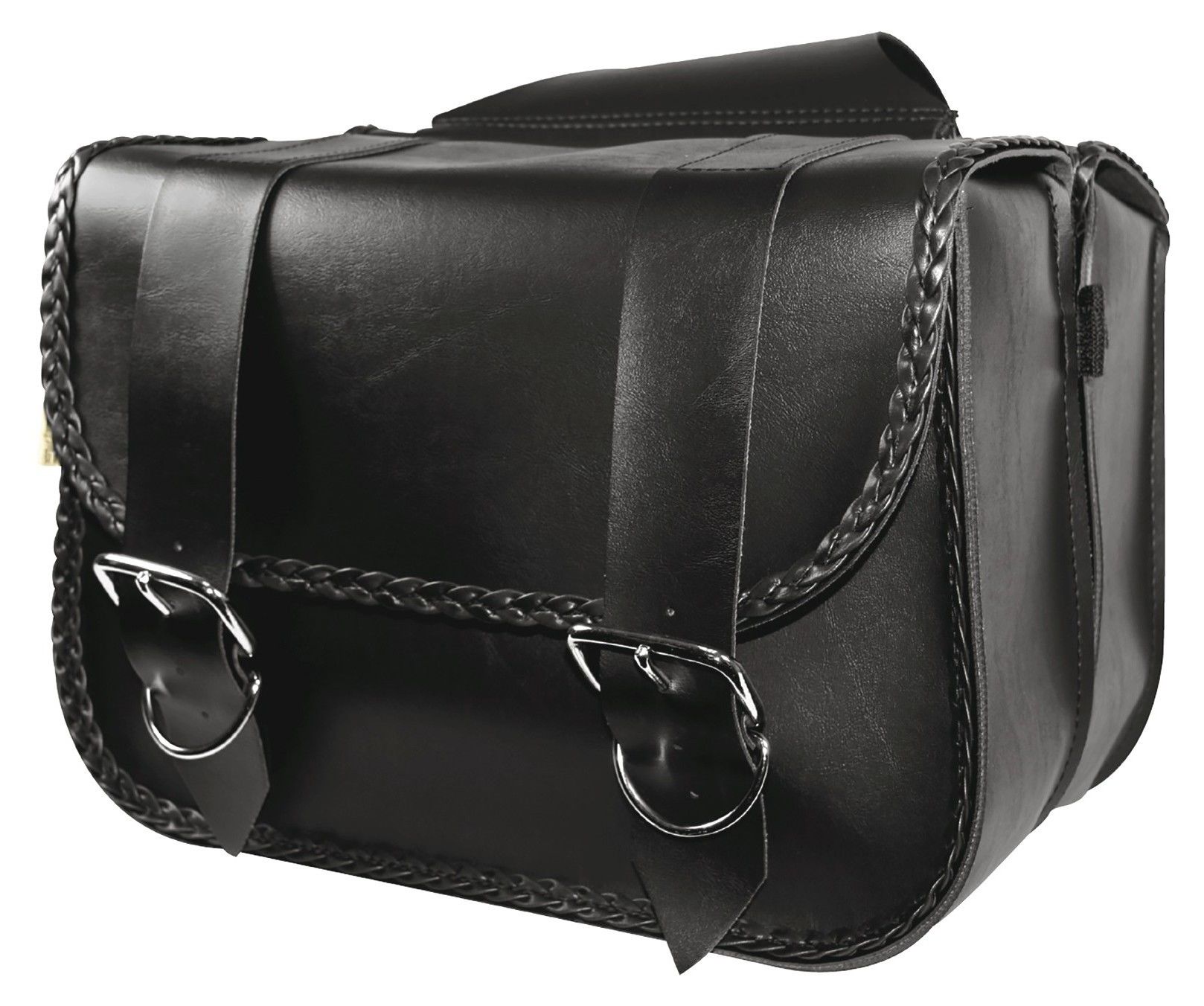 Willie & Max Braided Straight Throw-Over Saddlebags N/A