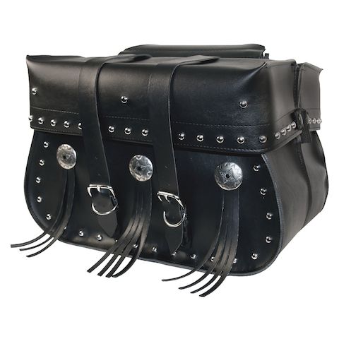 Willie & Max American Classic Throw-Over Straight Saddlebags
