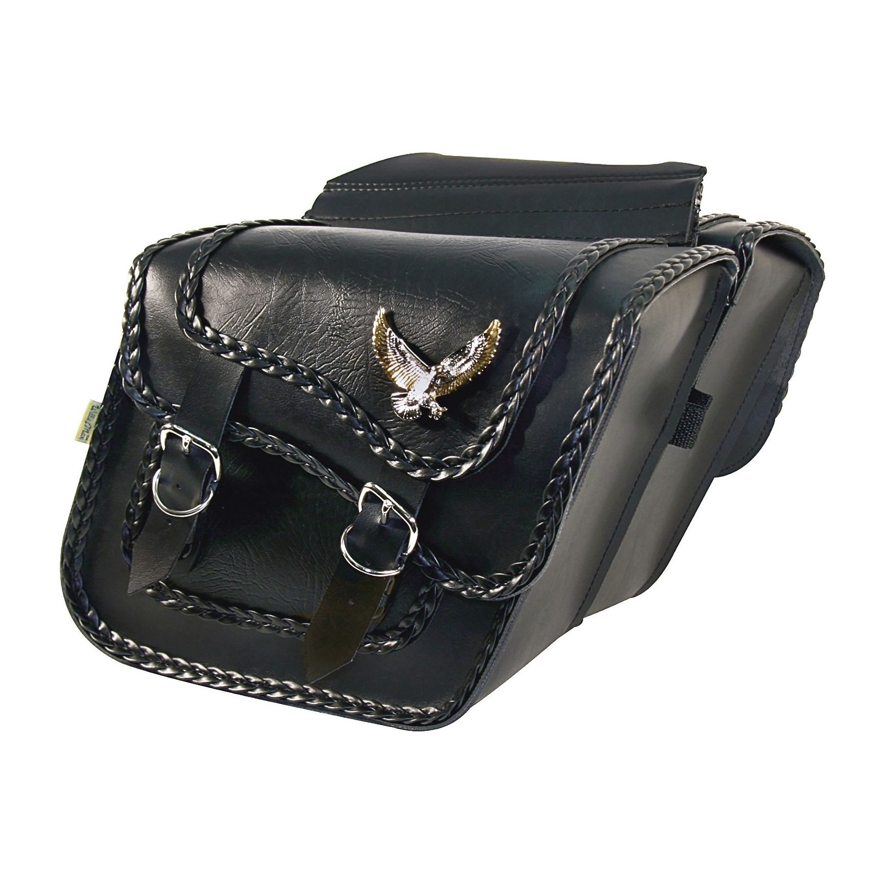 Willie & Max Black Magic Slant Throw-Over Saddlebags