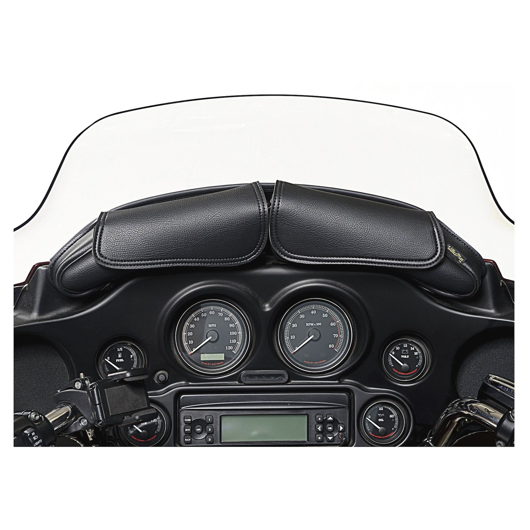 Willie & Max Two Pouch Windshield Bag For Harley Touring 1996-2013