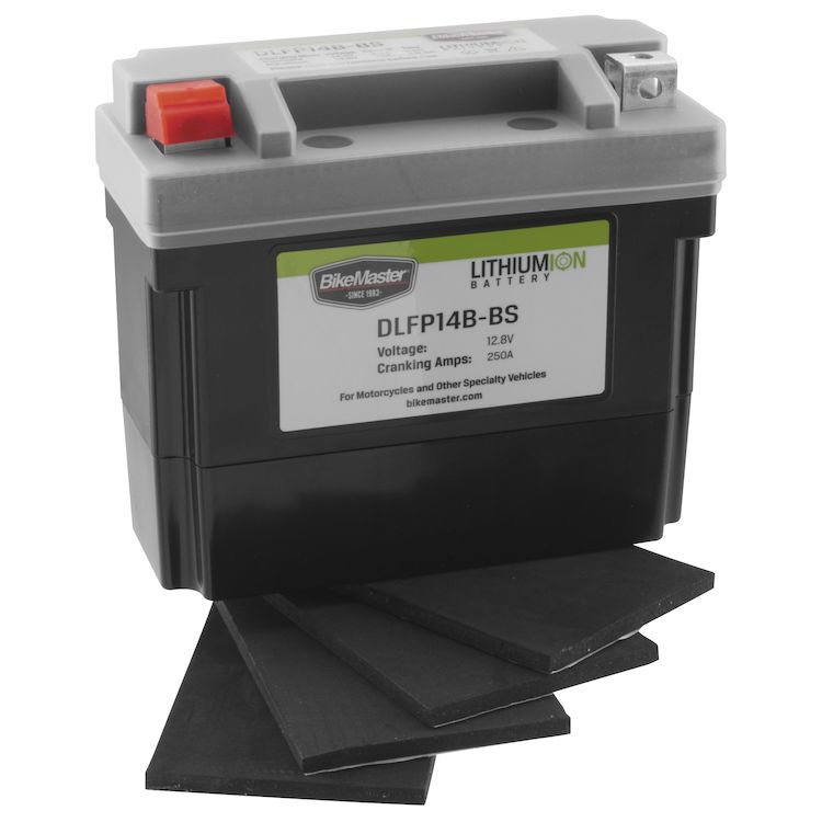 BikeMaster Lithium Ion Battery DLFP-14B-BS