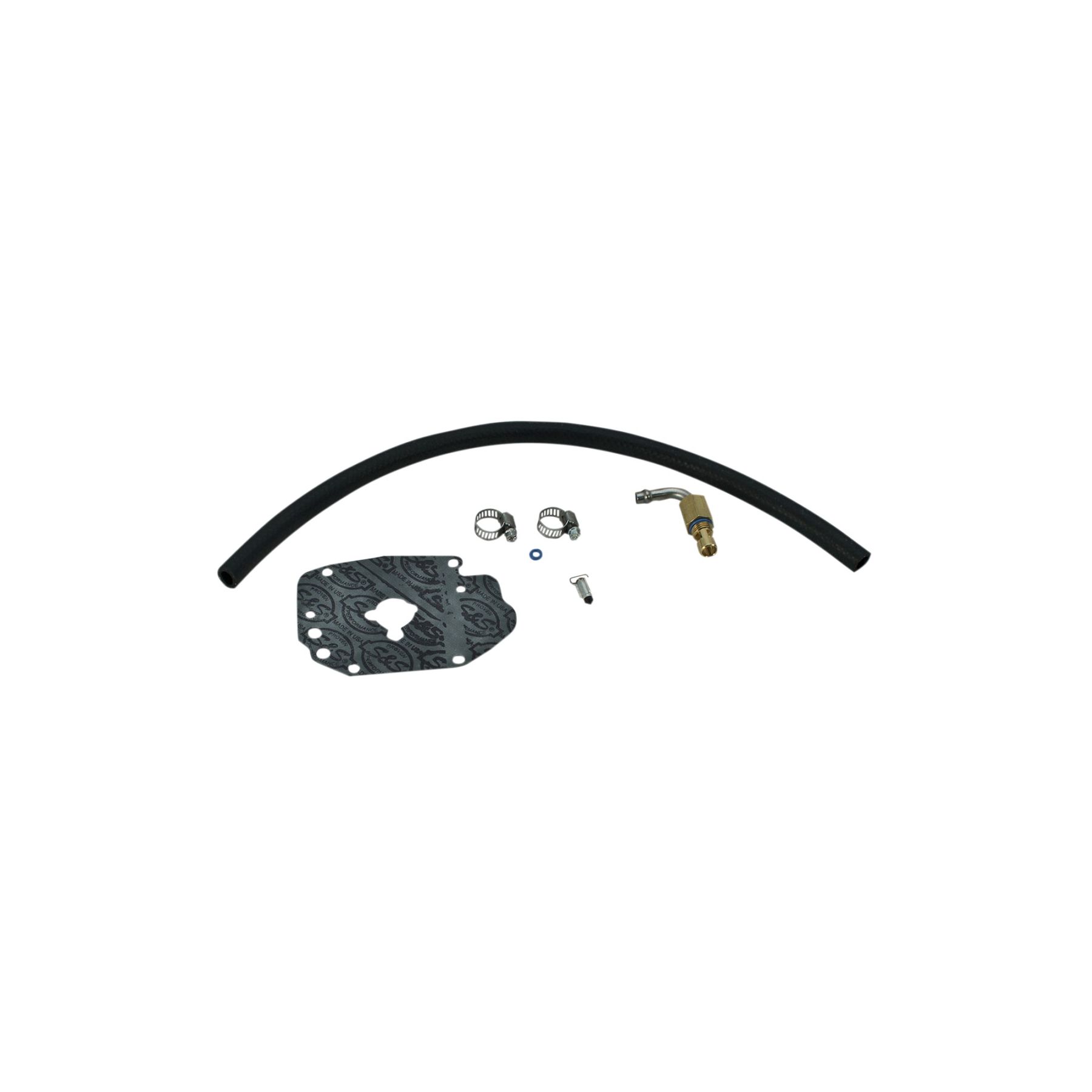 S&S Cycle Super E / G Carburetor 90 Degree Inlet Gas Line