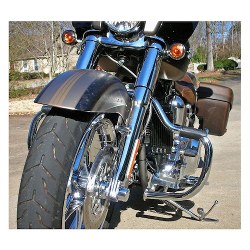 Jagg Vertical Frame Mount Fan Assisted Oil Cooler Kit For Harley 1984