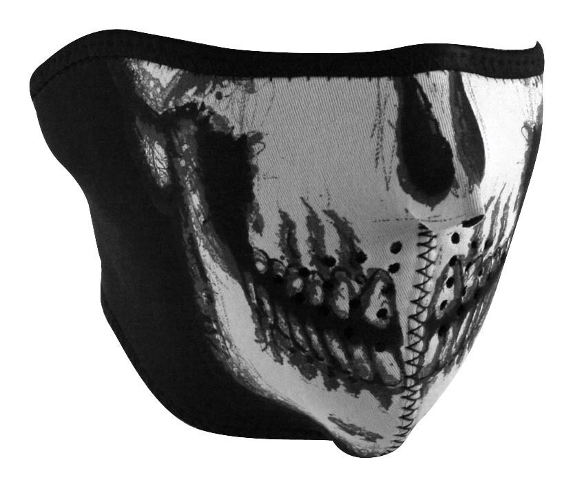 ZANheadgear Skull Neoprene Half Mask N/A