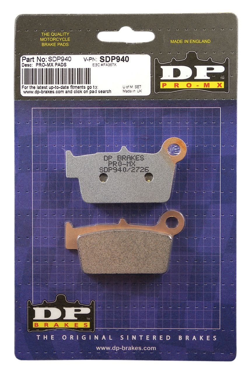 DP Brakes Pro MX Rear Brake Pads RevZilla