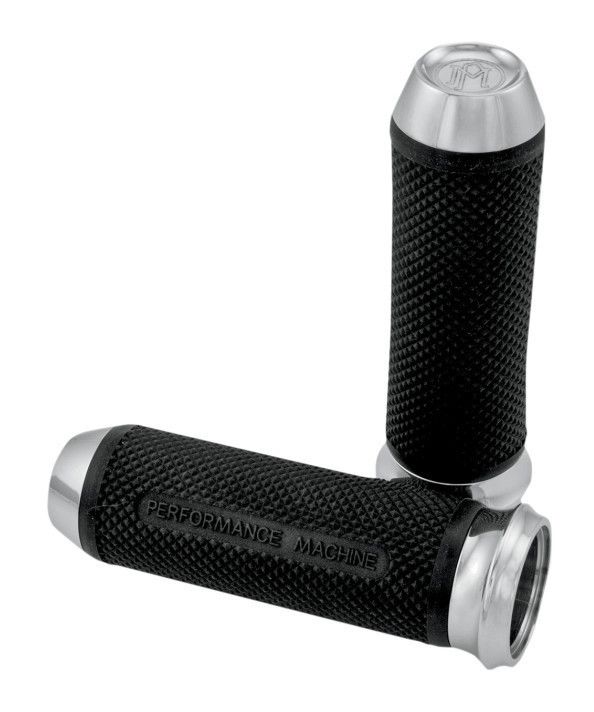 Performance Machine Elite Grips For Harley With Dual Cable Throttle N/A