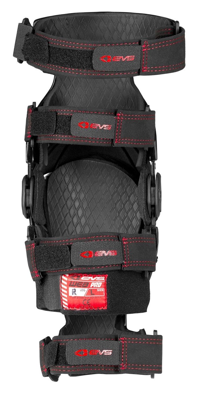 EVS Sports Web Pro Knee Brace - Protective Knee Support For Motocross, Sports & Active Use