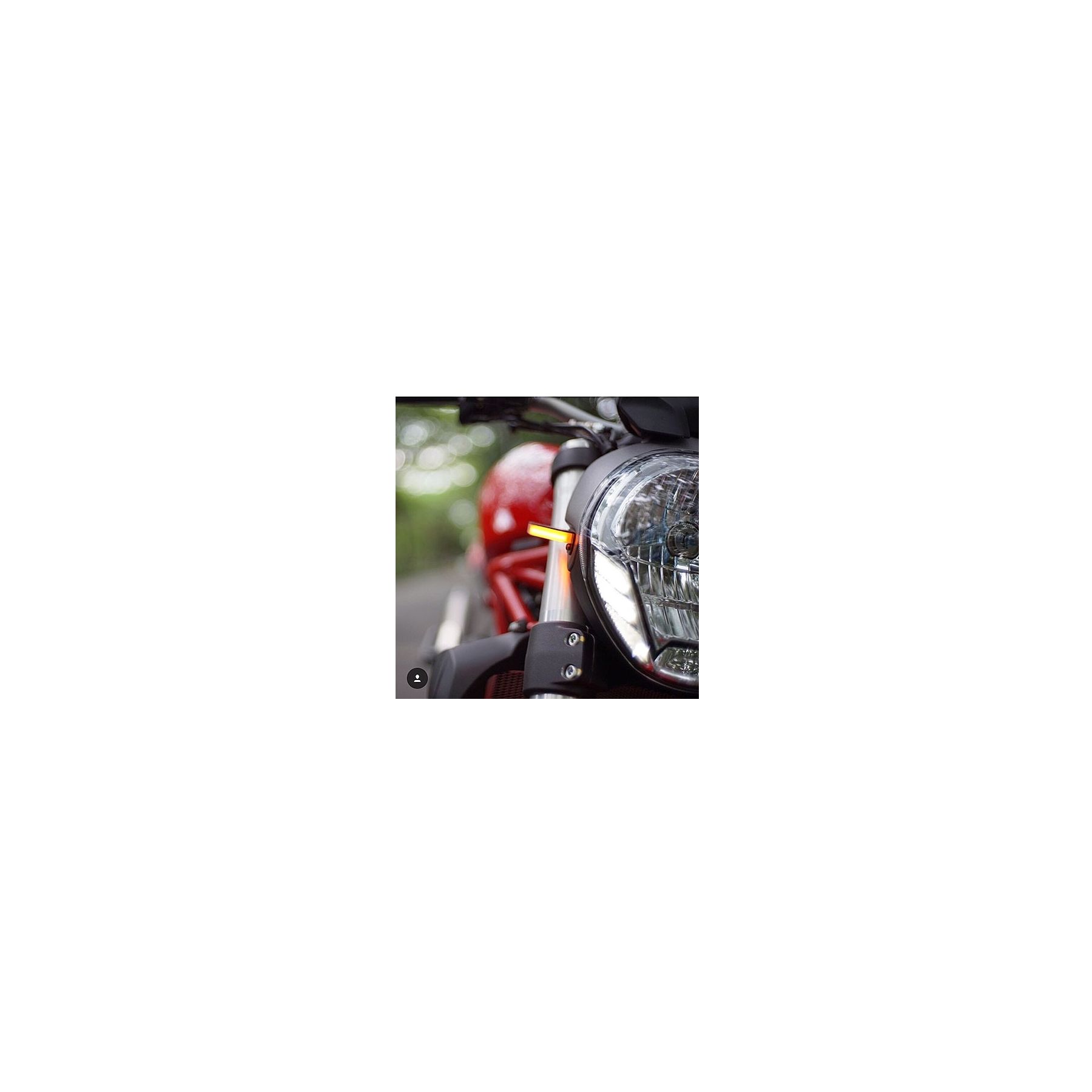 New Rage Cycles LED Front Turn Signals Ducati Monster 1100 2009-2010