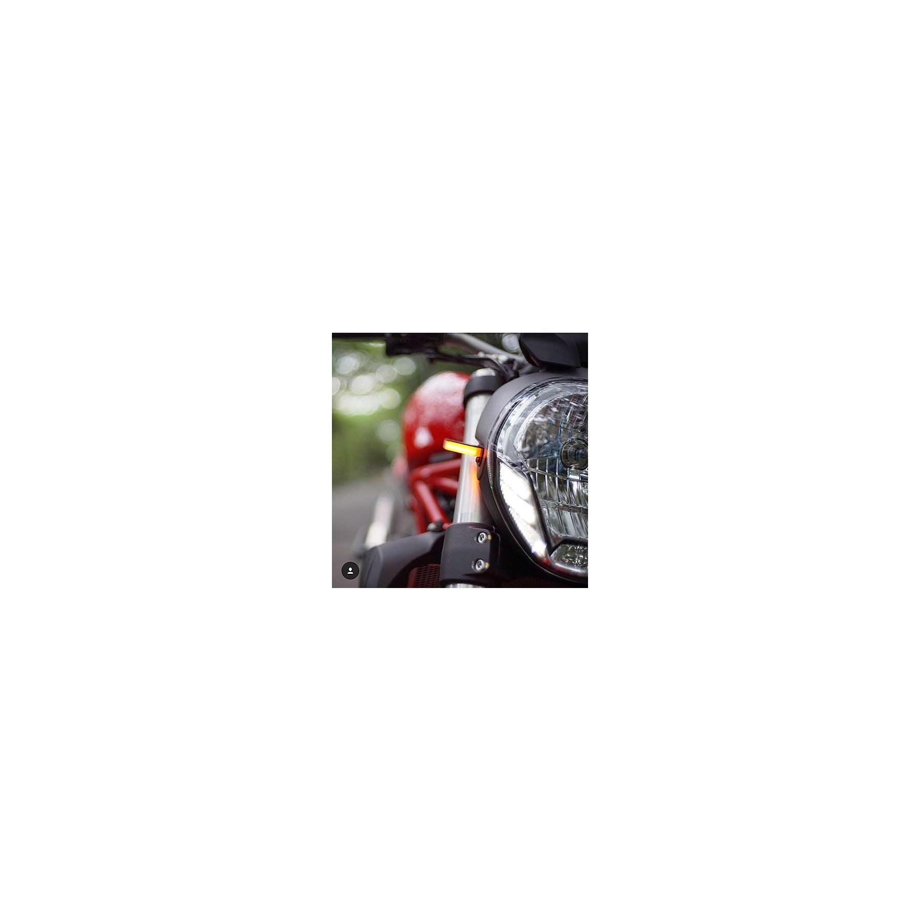 New Rage Cycles LED Front Turn Signals Ducati Monster 821 2015-2017