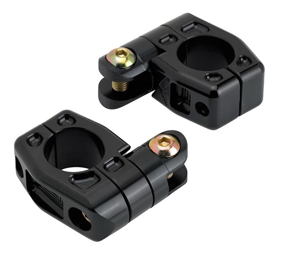 Joker Machine 1.25" Highway Bar Footpeg Mount 1 1/4" Clamp x 1 1/8" Offsset