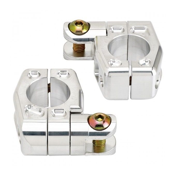 Joker Machine 1.25" Highway Bar Footpeg Mount 1 1/4" Clamp x 1 1/8" Offsset