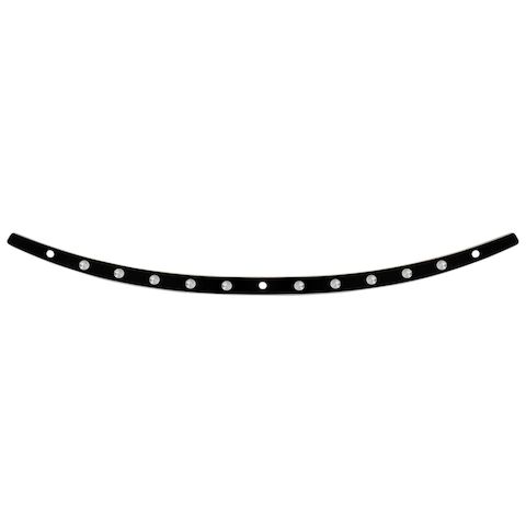 Memphis Shades Dish Windshield Trim For Harley Touring 2014-2025