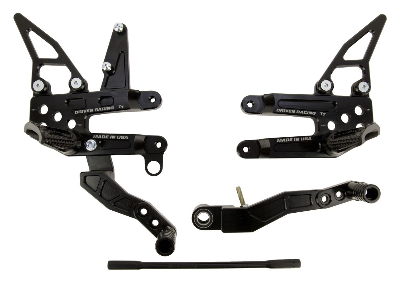 Driven Racing TT Rearsets Suzuki GSXR 1000 20092016 10 (45.20) Off