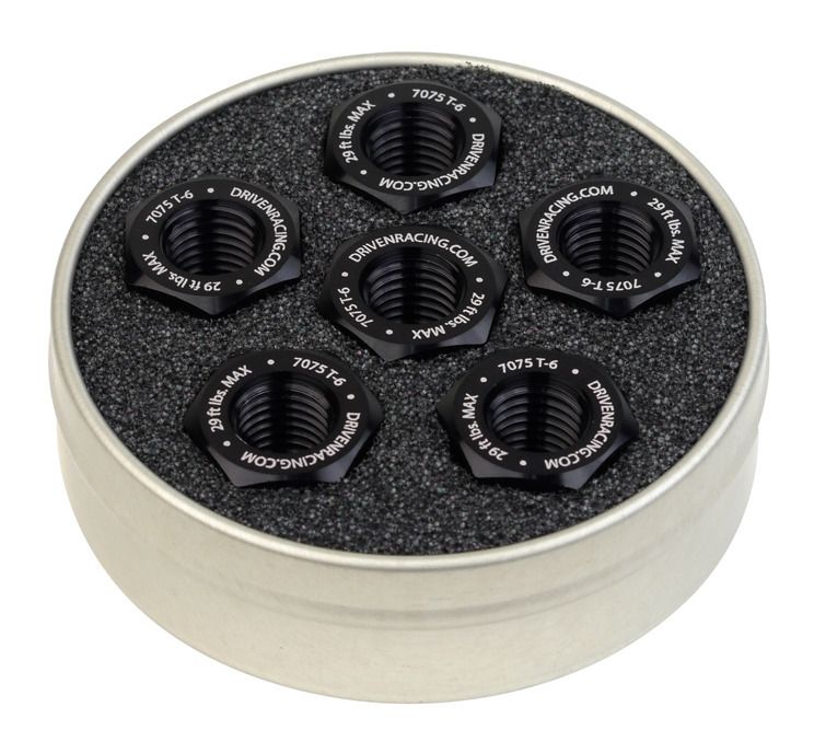 Driven Racing Aluminum Sprocket Nuts M10x1.25/6Pack