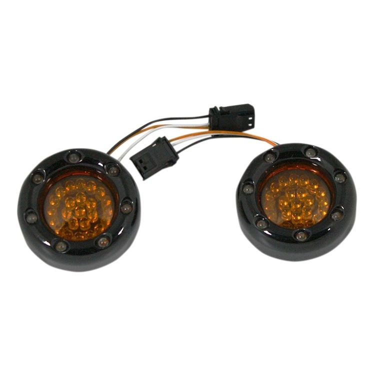 Black w/ Amber Lens