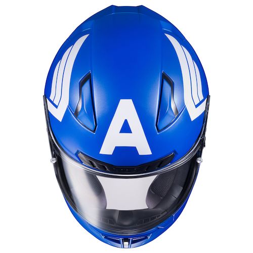 HJC CL-17 Captain America Helmet - RevZilla