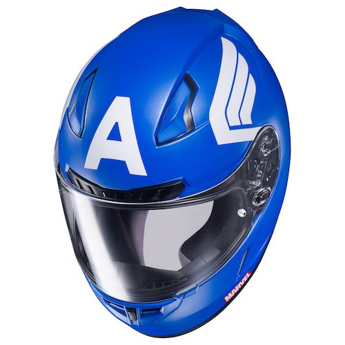 HJC CL-17 Captain America Helmet - RevZilla
