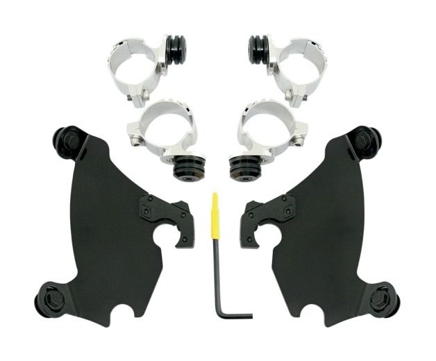 Memphis Shades Gauntlet Fairing Trigger-Lock Mount Kit For Harley 1986-2021 N/A
