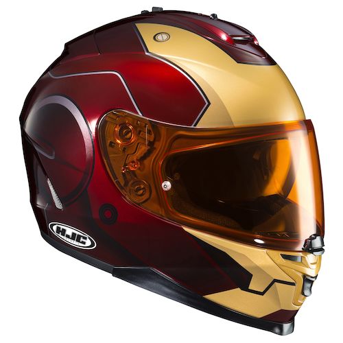 HJC IS17 Iron Man Helmet RevZilla