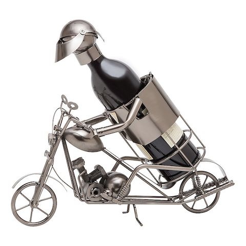 Wheelies Motorcycle Wine Holder